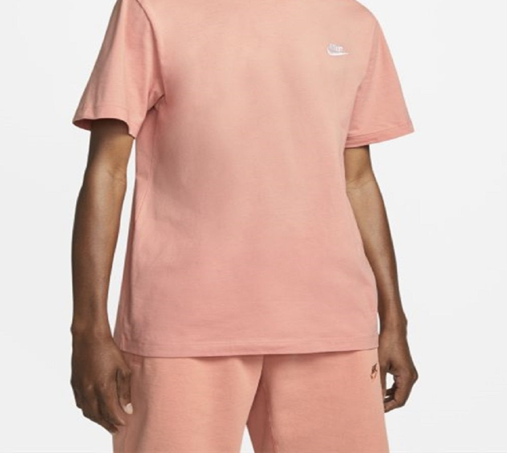 Nike Men's Club T-Shirt Pink Size M