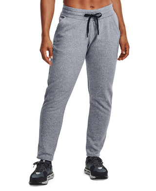 Under Armour Women's Rival Fleece Pants Gray Size Medium
