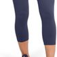 Under Armour Women's Moisture Wicking Short Length Pocketed Stretch Active Wear High Waist Leggings Blue Size Small