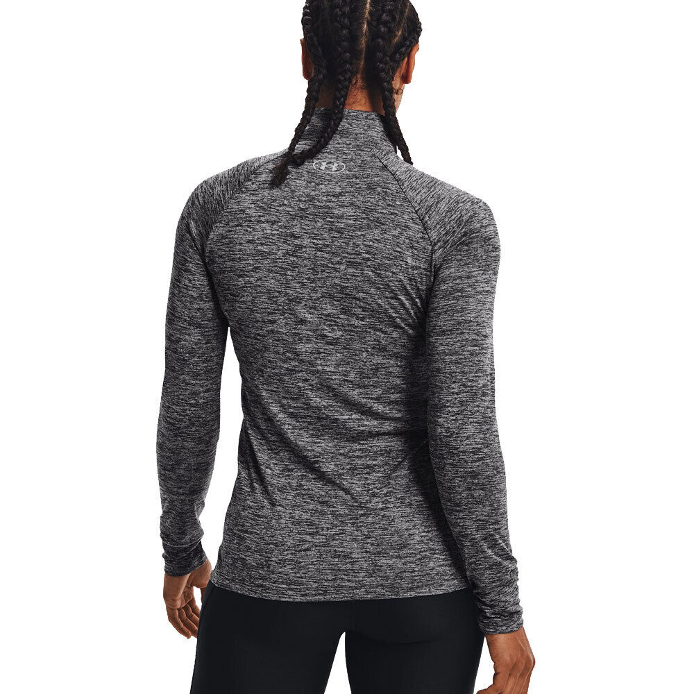 Under Armour Women's Tech Twist 1/2 Zip Top Gray Size Large