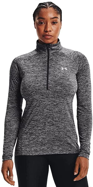 Under Armour Women's Tech Twist 1/2 Zip Black Size Medium