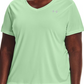 Under Armour Women's Short Sleeve Tech Tee Pink Size 3X