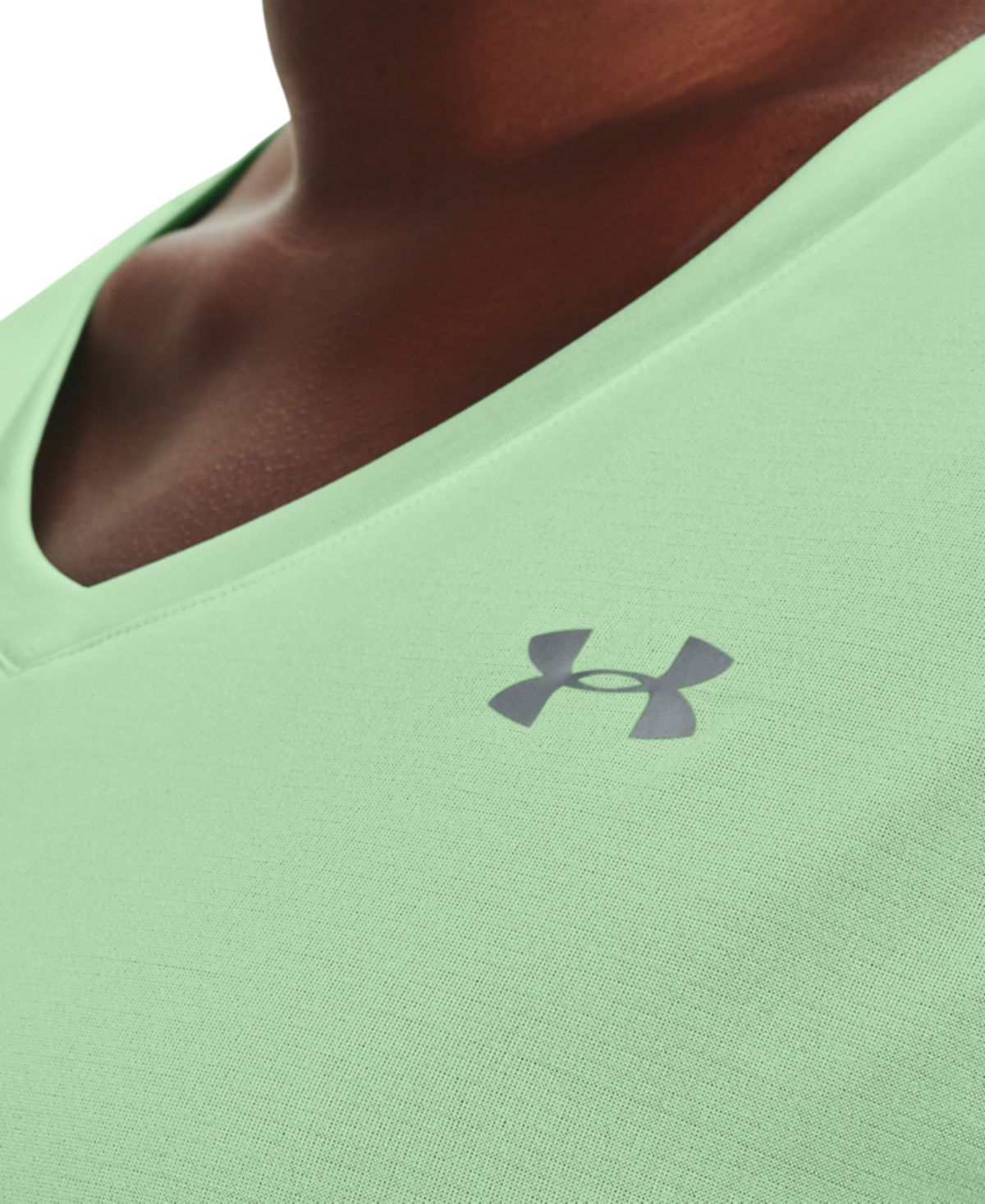 Under Armour Women's Short Sleeve Tech Tee Green Size 2X