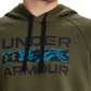 Under Armour Men's Rival Signature Sweatshirt Green Size 2XL