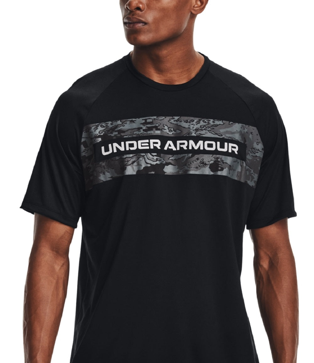 Under Armour Men's Ua Tech Logo T-Shirt Black Size Small