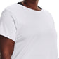 Under Armour Women's Tech Layered Look T-Shirt White Size 2X