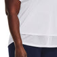 Under Armour Women's Tech Layered Look T-Shirt White Size 2X