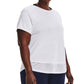 Under Armour Women's Tech Layered Look T-Shirt White Size 3XL