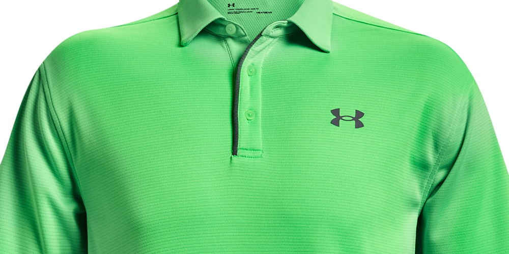 Under Armour Men's Tech Polo T-Shirt Green Size Medium