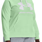 Under Armour Women's Ua Rival Fleece Logo Hoodie Green Size XXXL