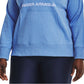 Under Armour Women's Rival Fleece Logo Pullover Hoodie Blue Size 3X