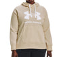 Under Armour Women's Ua Rival Fleece Logo Hoodie White Size 3X