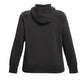 Under Armour Women's Rival Fleece Big Logo Fill Hoodie Gray Size 2X