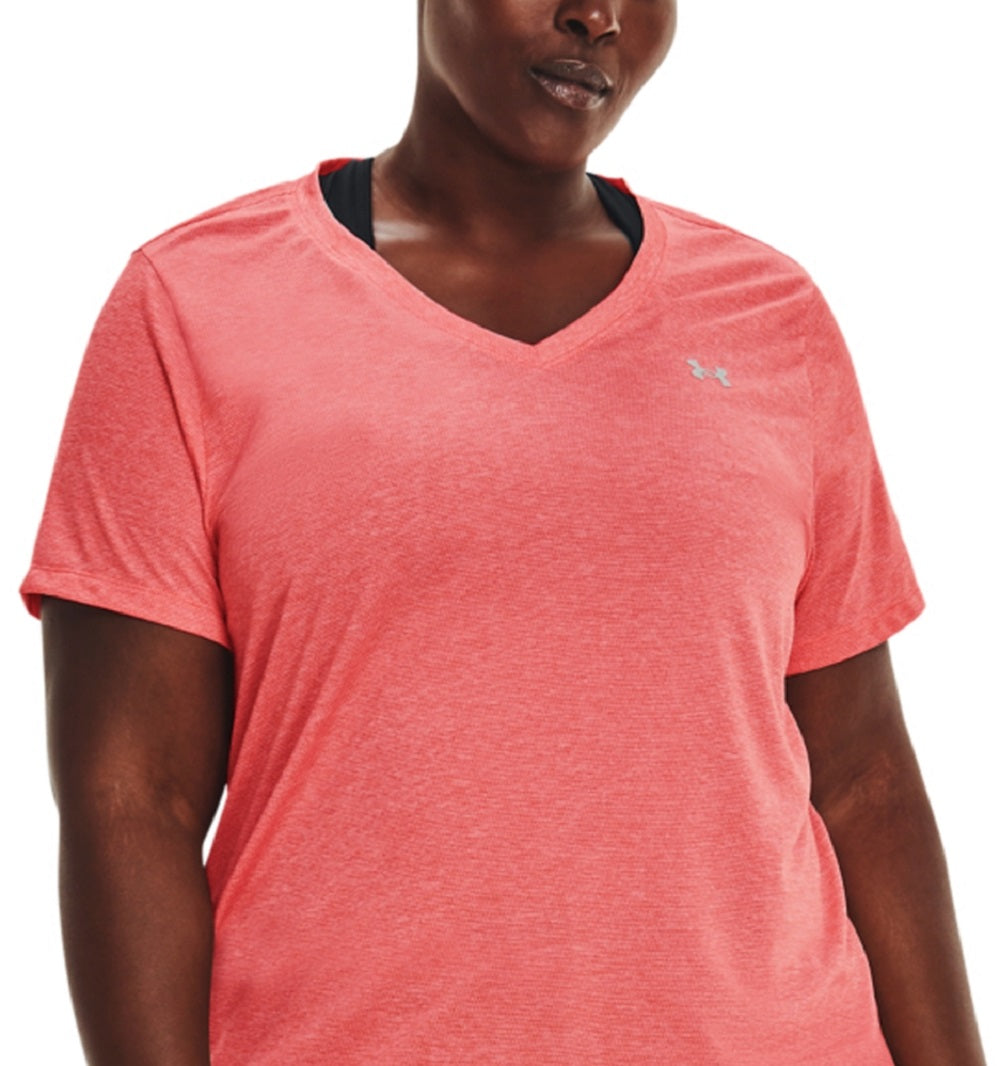 Under Armour Women's Tech T-Shirt Orange Size 2X
