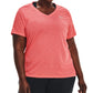 Under Armour Women's Tech T-Shirt Orange Size 2X