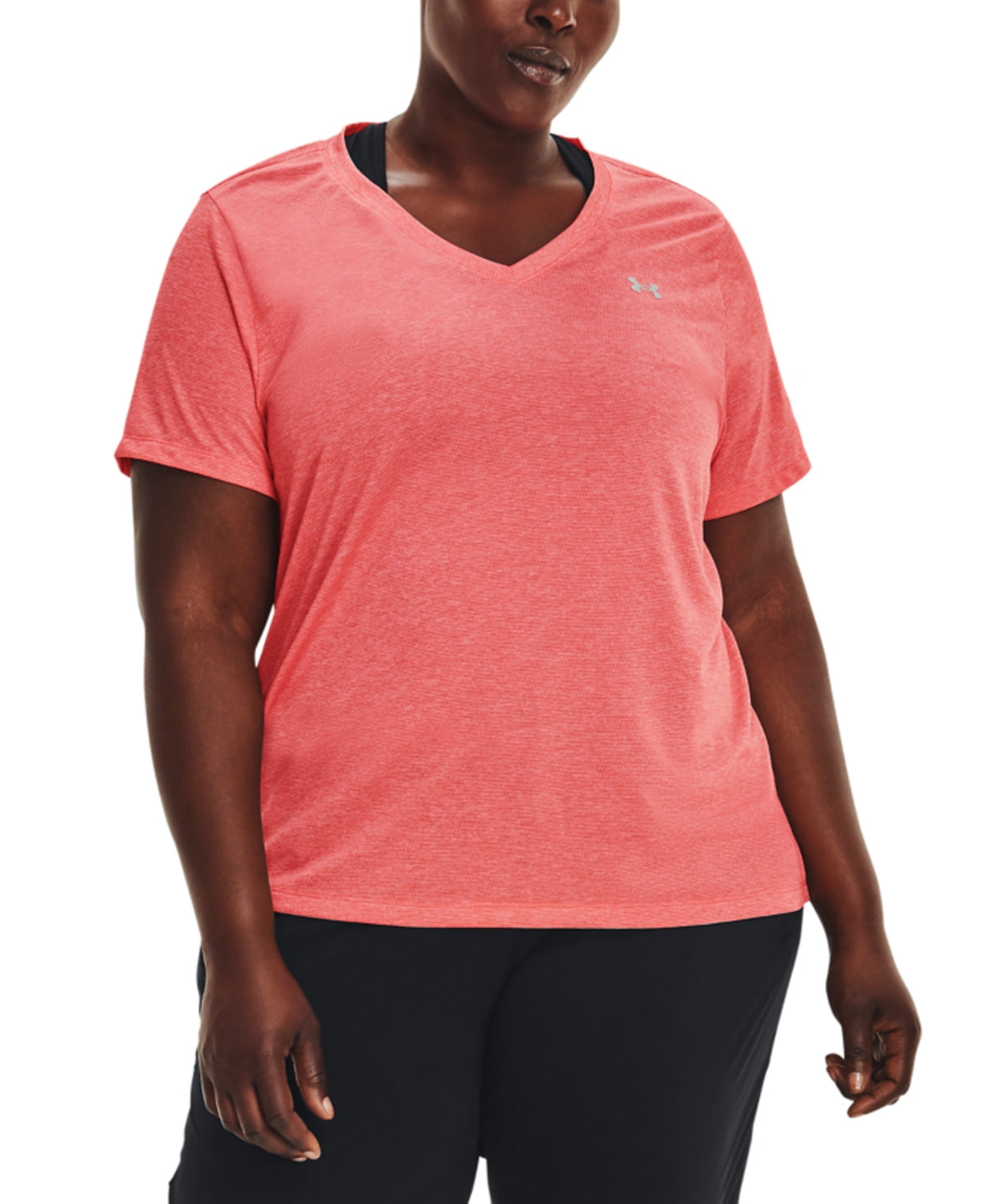 Under Armour Women's Tech T-Shirt Orange Size 2X