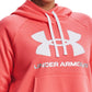 Under Armour Women's Rival Fleece Hoodie Orange Size 1X