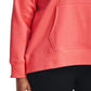 Under Armour Women's Rival Fleece Hoodie Orange Size 2X