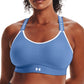 Under Armour Women's Heatgear U Back Impact Sports Bra Blue Size Medium