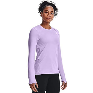 Under Armour Women's Cozy Crewneck Top Purple Size 1X