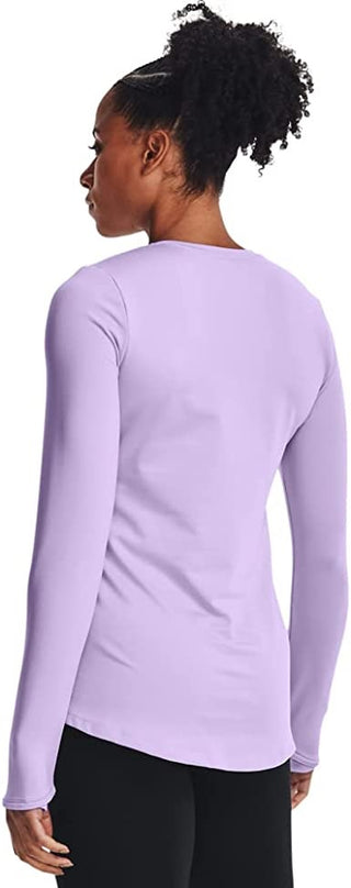 Under Armour Women's Cozy Crewneck Top Purple Size 1X