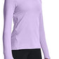 Under Armour Women's Cozy Crewneck Top Purple Size 1X