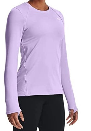 Under Armour Women's Cozy Crewneck Top Purple Size 1X
