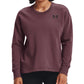 Under Armour Women's Rival Fleece Sweatshirt Purple Size X-Large