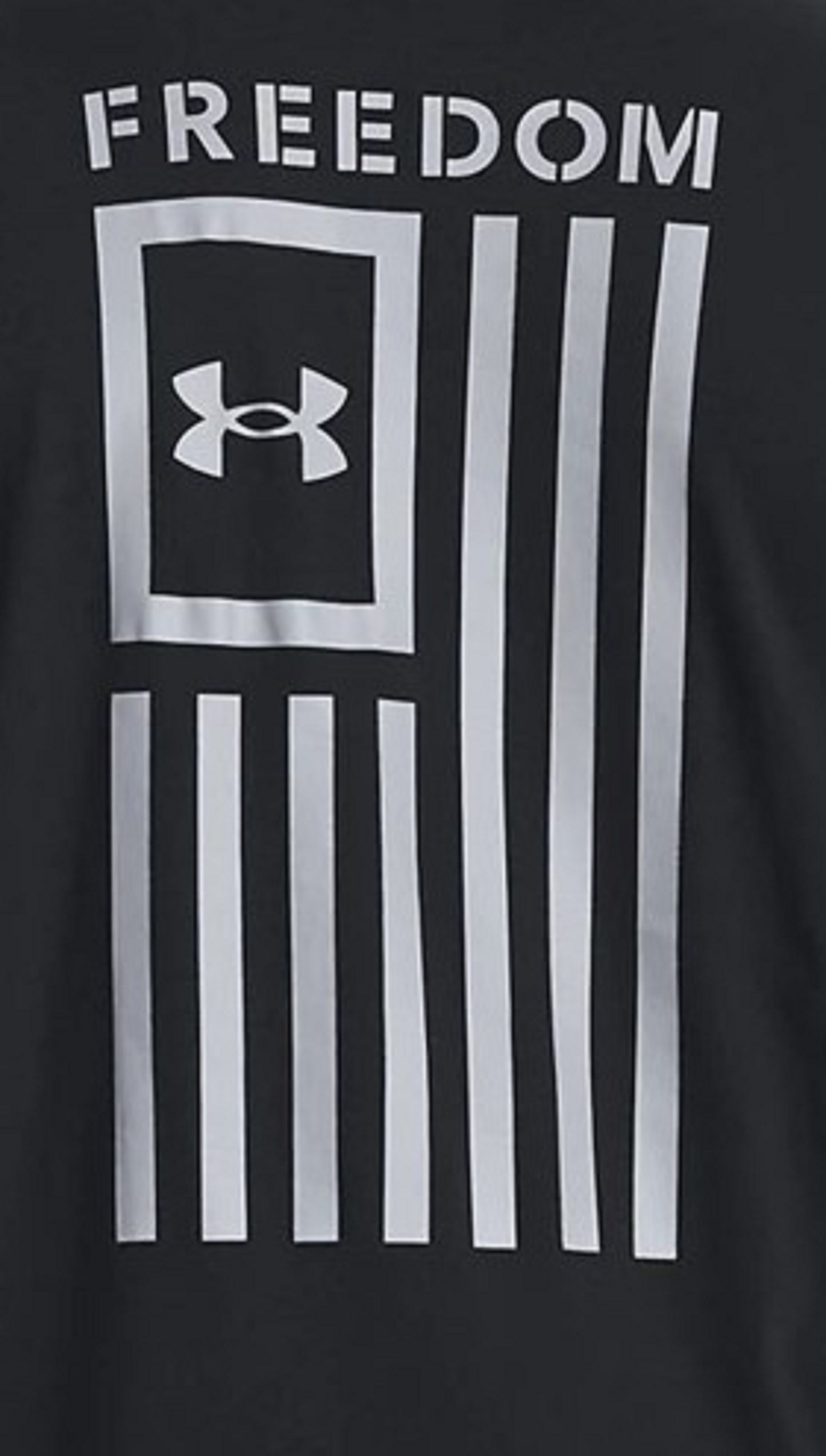 Under Armour Men's Freedom Flag T-Shirt Black Size Small