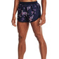 Under Armour Women's Fly By Printed Shorts Blue Size Large