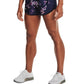 Under Armour Women's Fly By Printed Shorts Blue Size Large