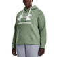 Under Armour Women's Ua Rival Fleece Logo Hoodie Green Size 1X