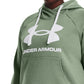 Under Armour Women's Rival Fleece Logo Hoodie Green Size 2X