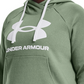Under Armour Women's Rival Fleece Logo Hoodie Green Size 3X