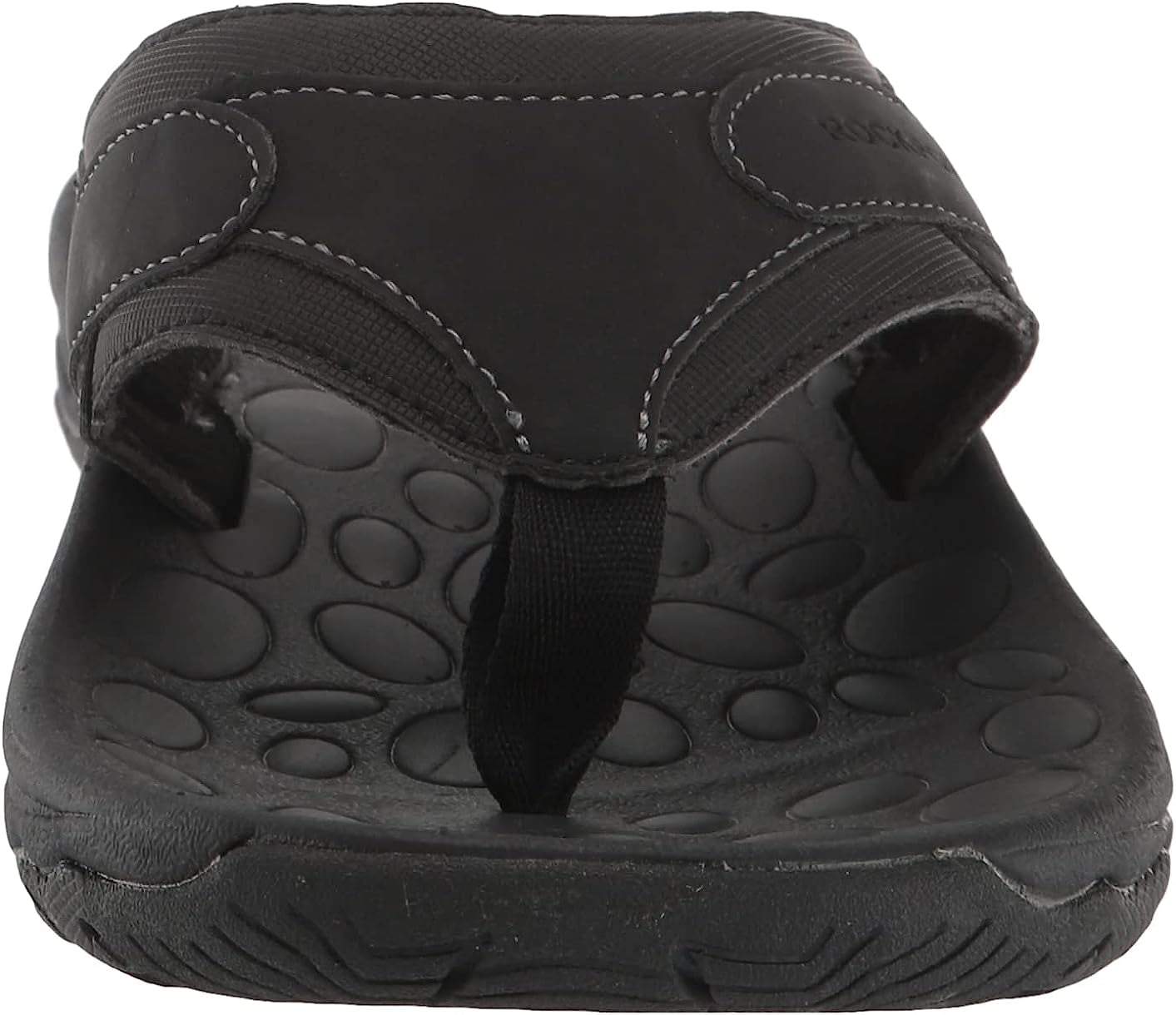 Rockport Men's Hayes Thong Sandals Black Size 11.5 M