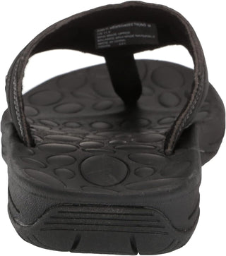 Rockport Men's Hayes Thong Sandals Black Size 11.5 M