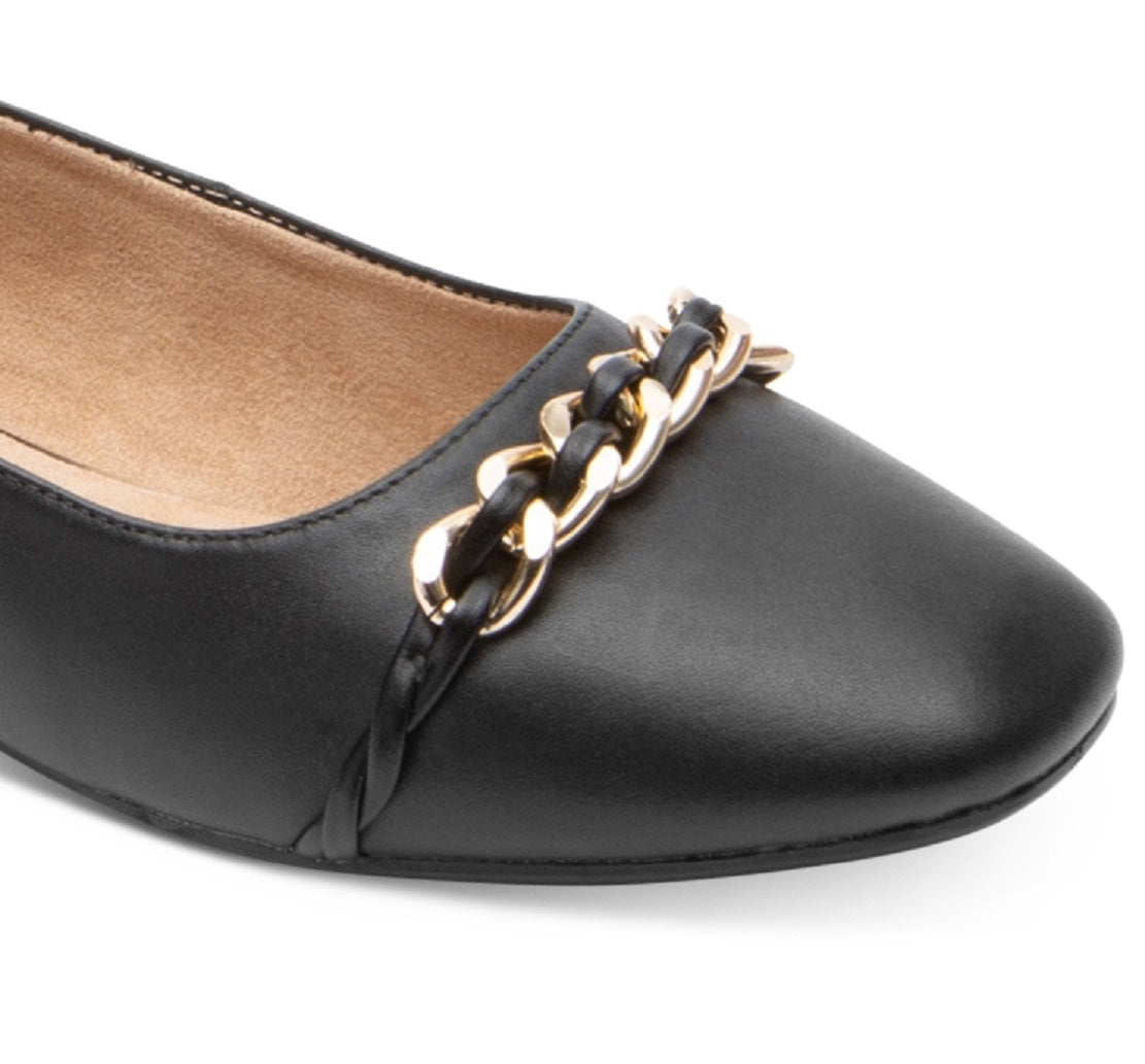 Rockport Women's Zoie Chain Ballet Flats Black Size 7.5 M