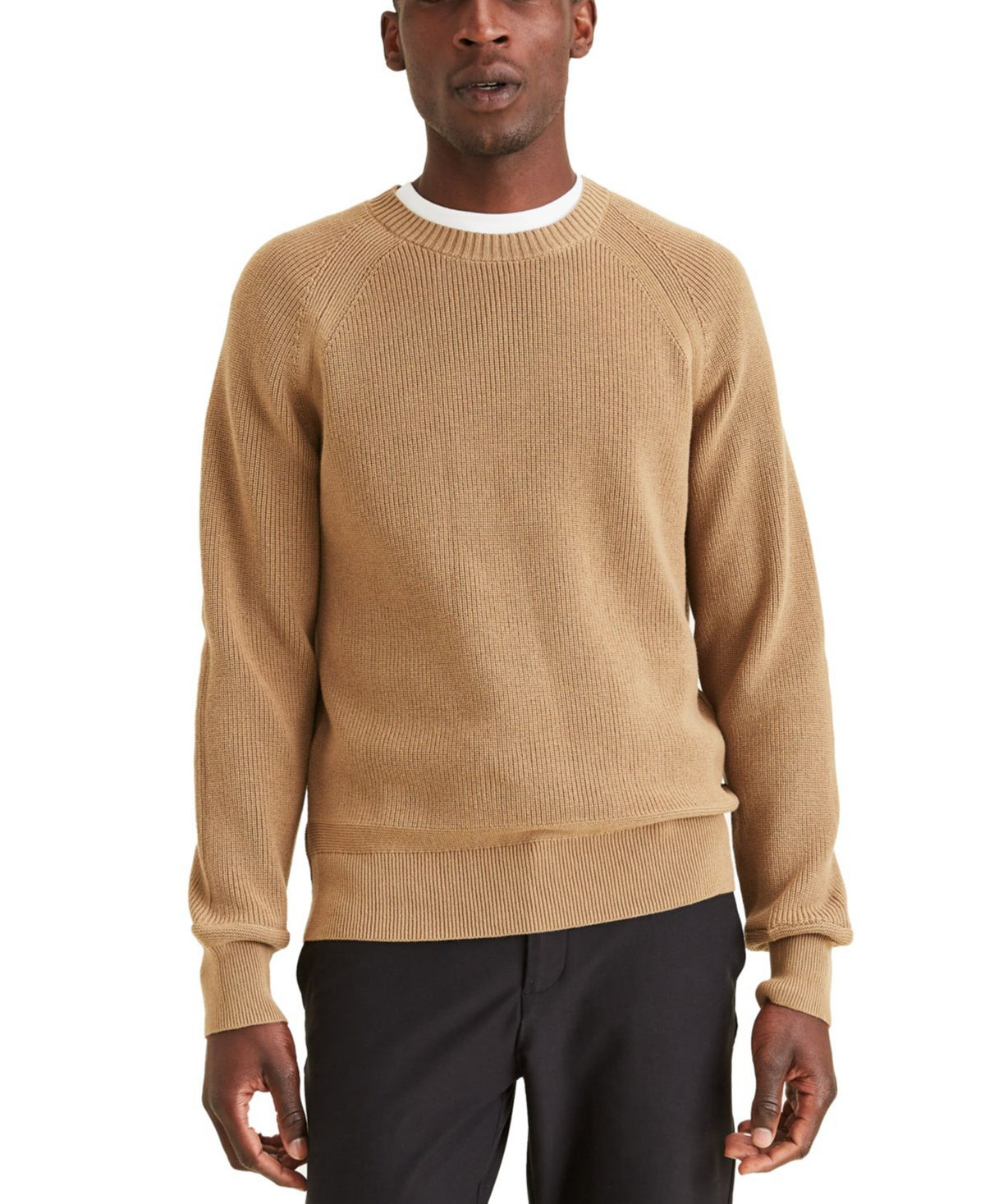 Dockers Men's Solid Sweater Brown Size XL