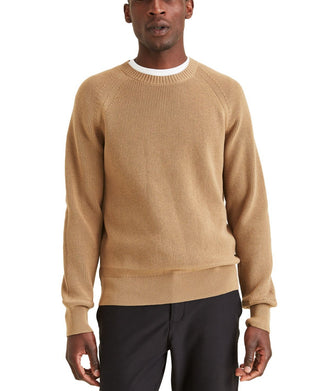 Dockers Men's Solid Sweater Brown Size XL