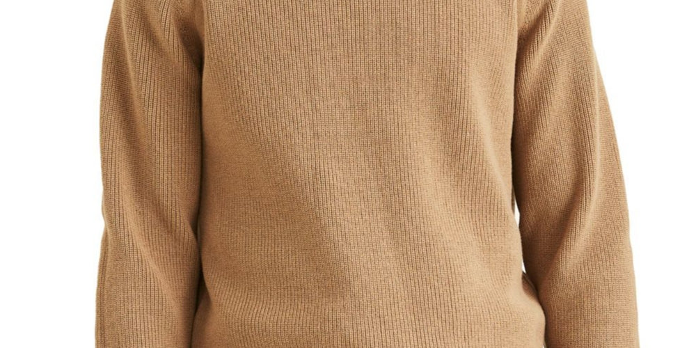 Dockers Men's Solid Sweater Brown Size XL