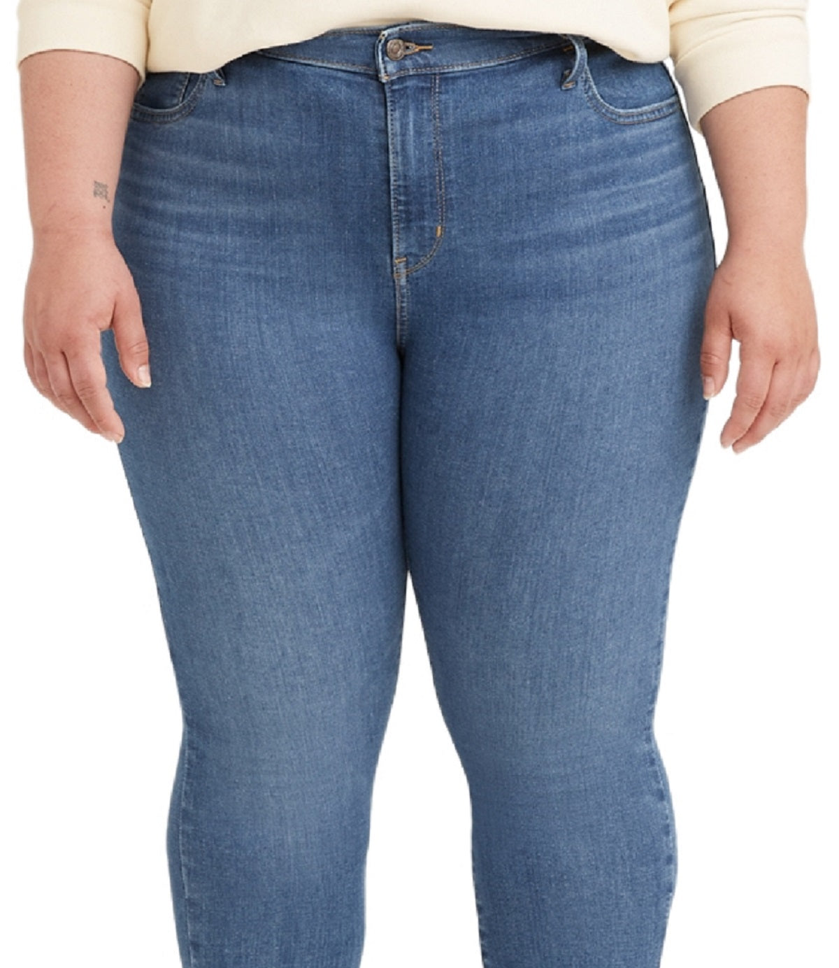 Levi's Women's 720 High Rise Super Skinny Jeans Blue Size 20W