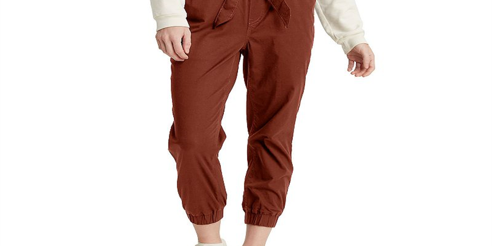 Levi's Women's Jet Set Jogger Pants Red Size X-Large