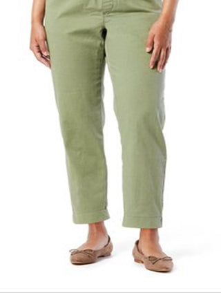 Levi's Women's Pull on Comfort Chino Pants Green Size M