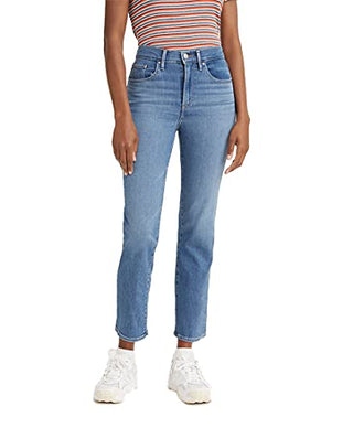 Levi's Women's 724 Straight Leg Cropped Jeans Blue Size 6 W28