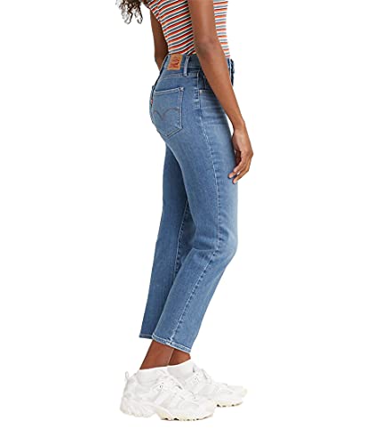Levi's Women's 724 Straight Leg Cropped Jeans Blue Size 6 W28