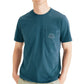 Dockers Men's Slim Fit Pocket Graphic T-Shirt Blue Size XX-Large