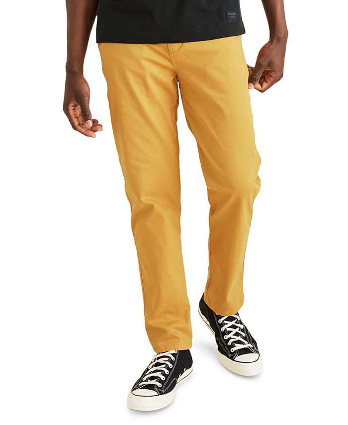 Dockers Men's Alpha Icon Chinos Yellow Size 36X32