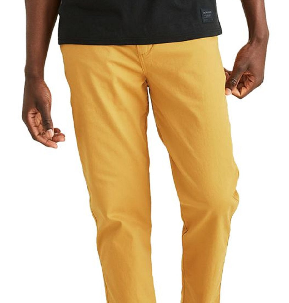 Dockers Men's Alpha Icon Chinos Yellow Size 36X32