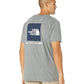 The North Face Men's Ss Box Nse Tee Gray Size X-Large