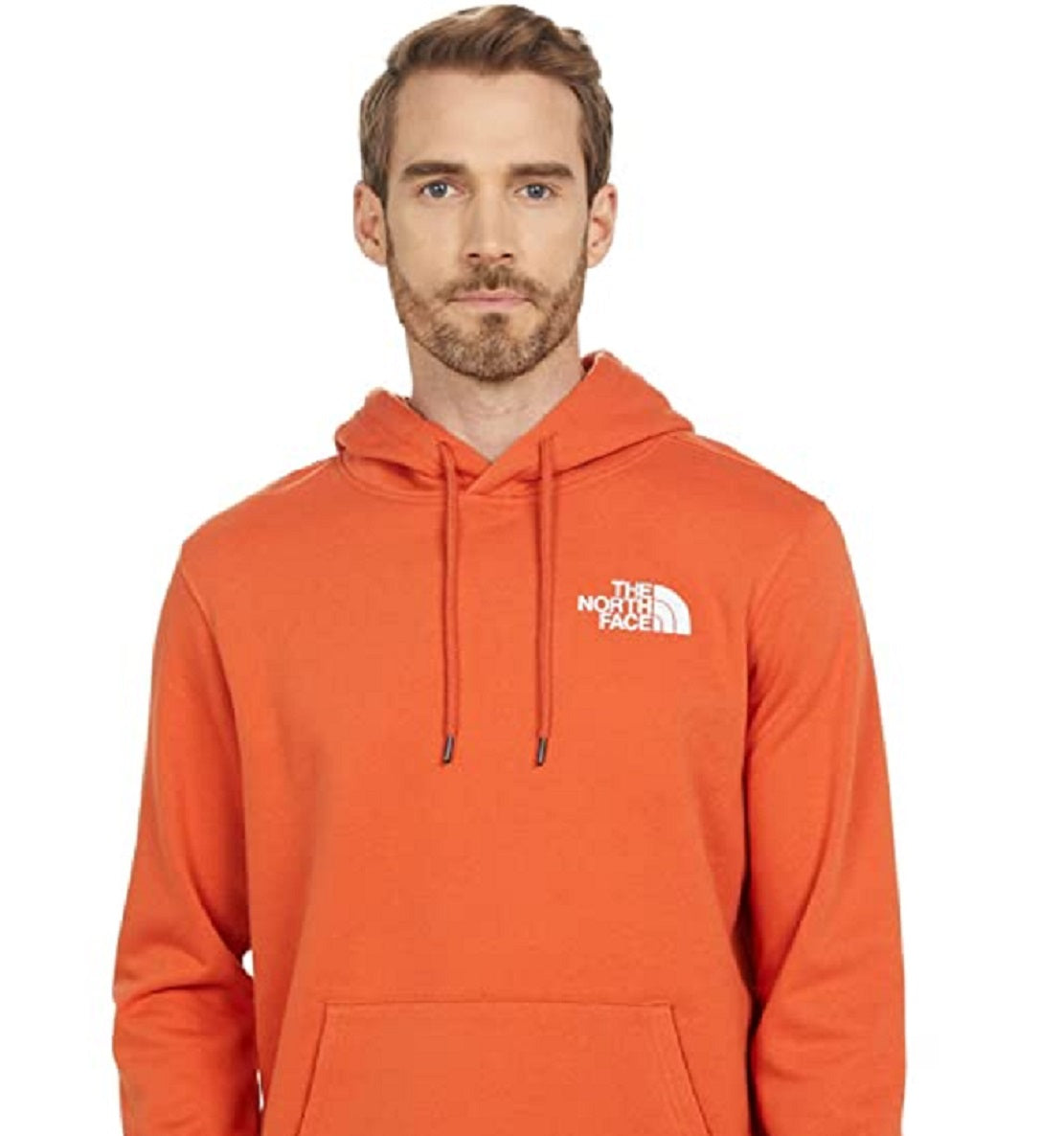 The North Face Men's Box Long Sleeve Hoodie Orange Size XX-Large